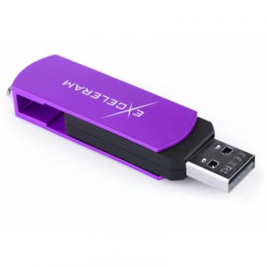 USB флеш накопитель eXceleram 16GB P2 Series Grape/Black USB 2.0 Фото 4