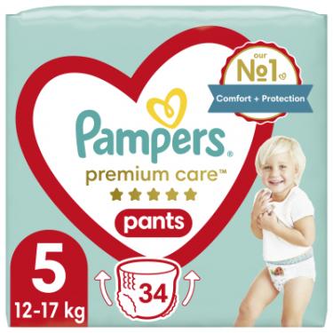 Подгузники Pampers Premium Care Pants Junior Розмір 5 (12-17 кг) 34 ш Фото
