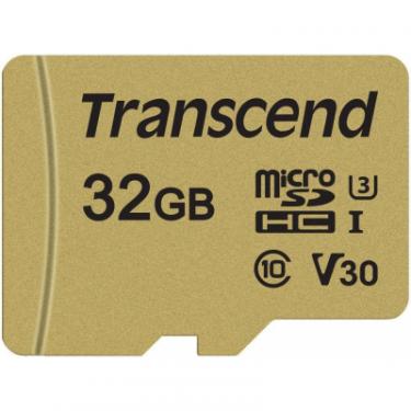 Карта памяти Transcend 32GB microSDHC class 10 UHS-I U3 V30 Фото