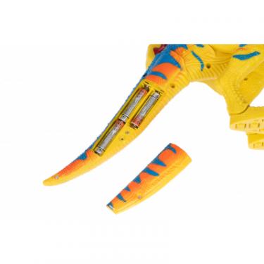 Интерактивная игрушка Same Toy Динозавр Dino World желтый со светом и звуком зеле Фото 3