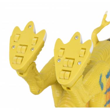 Интерактивная игрушка Same Toy Динозавр Dino World желтый со светом и звуком зеле Фото 5