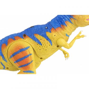 Интерактивная игрушка Same Toy Динозавр Dino World желтый со светом и звуком зеле Фото 7