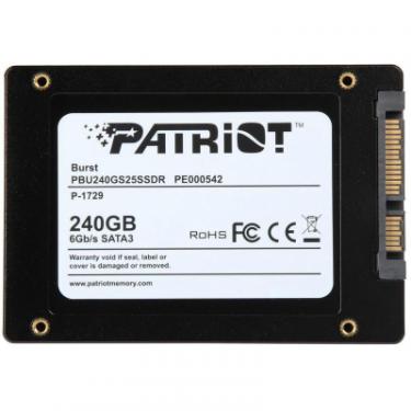Накопитель SSD Patriot 2.5" 240GB Фото 4