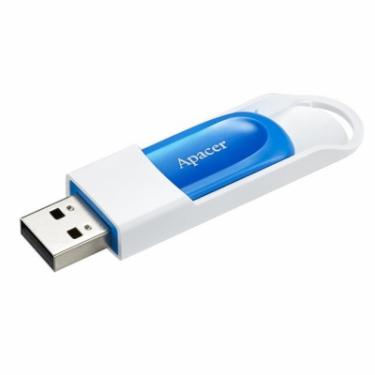 USB флеш накопитель Apacer 8GB AH23A White USB 2.0 Фото 2
