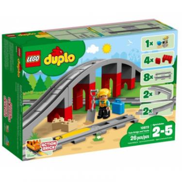 Конструктор LEGO Железнодорожный мост 26 деталей Фото