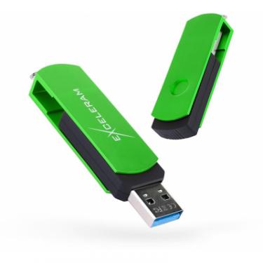 USB флеш накопитель eXceleram 128GB P2 Series Green/Black USB 3.1 Gen 1 Фото
