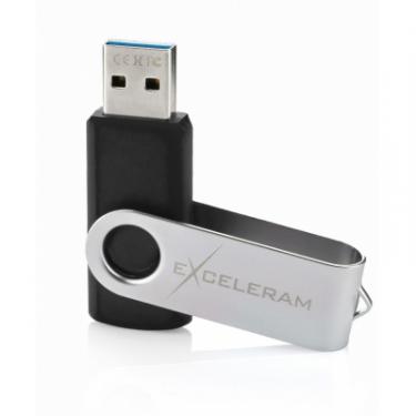 USB флеш накопитель eXceleram 32GB P1 Series Silver/Black USB 3.1 Gen 1 Фото 2