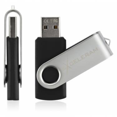 USB флеш накопитель eXceleram 32GB P1 Series Silver/Black USB 3.1 Gen 1 Фото 3