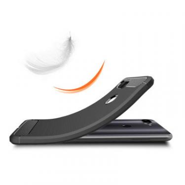 Чехол для мобильного телефона Laudtec для Xiaomi Mi 8 Lite Carbon Fiber (Black) Фото 2