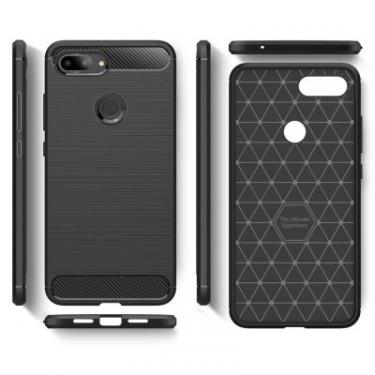 Чехол для мобильного телефона Laudtec для Xiaomi Mi 8 Lite Carbon Fiber (Black) Фото 3