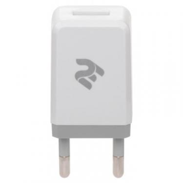 Зарядное устройство 2E USB Wall Charger USB:DC5V/2.1A, white Фото