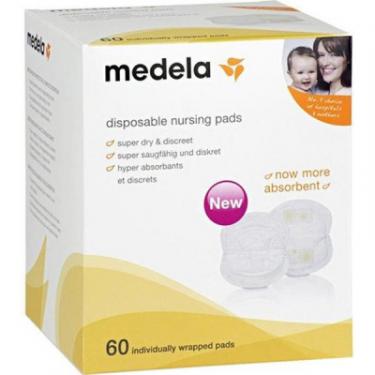 Вкладыш для бюстгальтера Medela Disposable Nursing Pads 60 шт Фото