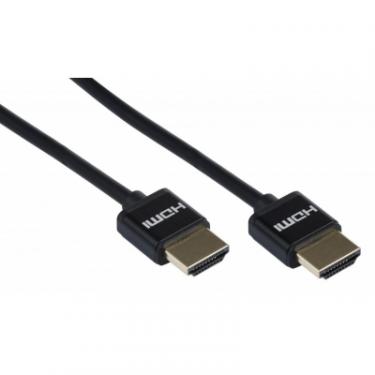 Кабель мультимедийный 2E HDMI to HDMI 3.0m 2.0 Slim black Фото 1