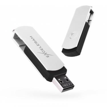 USB флеш накопитель eXceleram 32GB P2 Series White/Black USB 2.0 Фото