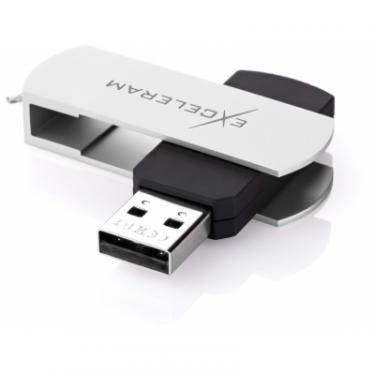 USB флеш накопитель eXceleram 32GB P2 Series White/Black USB 2.0 Фото 1