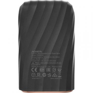 Батарея универсальная ADATA P1050C Black (10050mAh, out 2*5V*2,4A max, cable U Фото 1