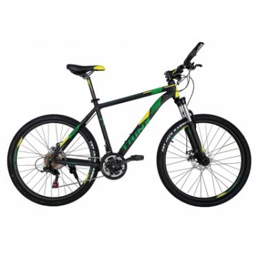 Велосипед Trinx M136 26"х17" Matt-Black-Yellow-Green Фото