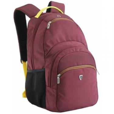 Рюкзак для ноутбука Sumdex 16" PON-391 burgundy-yellow Фото