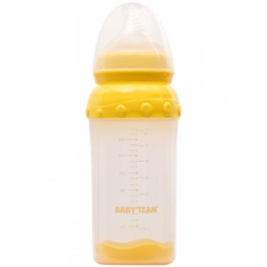 Бутылочка для кормления Baby Team стеклянная с широким горлом 220 мл Фото