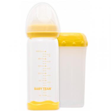 Бутылочка для кормления Baby Team стеклянная с широким горлом 220 мл Фото 2