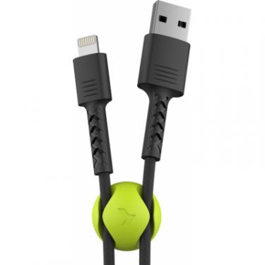 Дата кабель Pixus USB 2.0 AM to Lightning 1.0m Soft black Фото