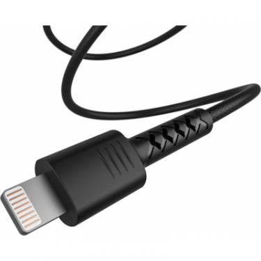 Дата кабель Pixus USB 2.0 AM to Lightning 1.0m Soft black Фото 2