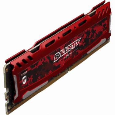 Модуль памяти для компьютера Micron DDR4 16GB (2x8GB) 3000 MHz Ballistix Sport Red Фото 1