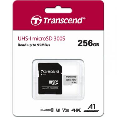 Карта памяти Transcend 256GB microSDXC class 10 UHS-I Фото 2
