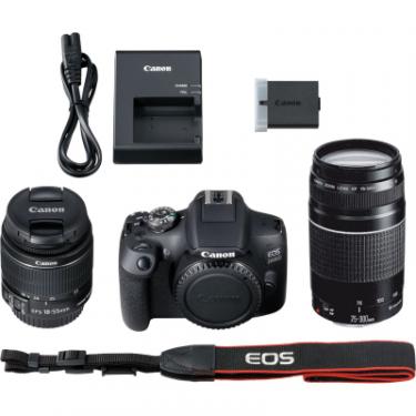 Цифровой фотоаппарат Canon EOS 2000D 18-55 + 75-300 kit Фото 10
