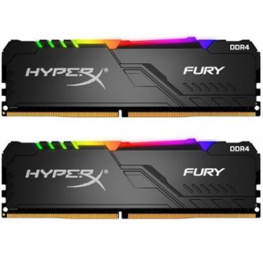Модуль памяти для компьютера Kingston Fury (ex.HyperX) DDR4 16GB (2x8GB) 3200 MHz HyperX FURY RGB Фото