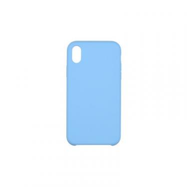 Чехол для мобильного телефона 2E Apple iPhone XR, Liquid Silicone, Skyblue Фото