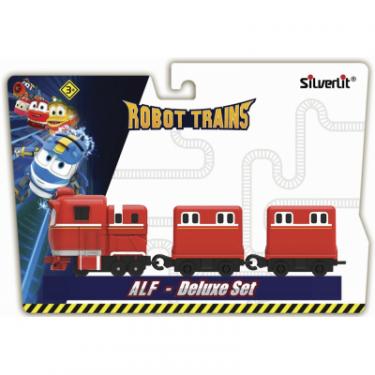 Игровой набор Silverlit Robot Trains Паровозик с двумя вагонами Альф Фото
