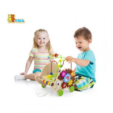 Развивающая игрушка Viga Toys Ежик 4 в 1 Фото 1