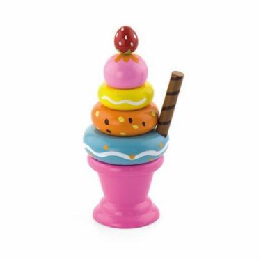 Игровой набор Viga Toys Мороженое с фруктами. Клубничка" Фото