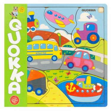 Развивающая игрушка Quokka Пазл-мозаика Транспорт Фото