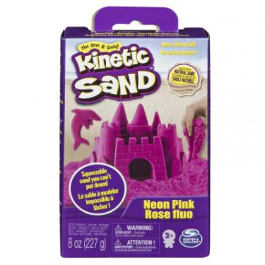 Набор для творчества Kinetic Sand Кинетический песок Neon (Розовый) Фото