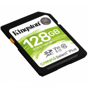 Карта памяти Kingston 128GB SDXC class 10 UHS-I U3 Canvas Select Plus Фото 1