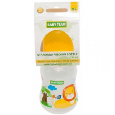 Бутылочка для кормления Baby Team с силиконовой соской, 125 мл Фото