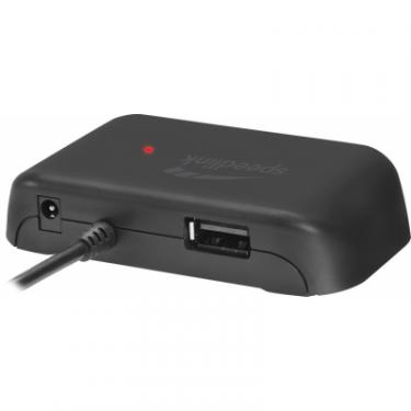 Концентратор Speedlink SNAPPY EVO USB Hub, 4-port, USB 2.0, Passive, Blac Фото 1