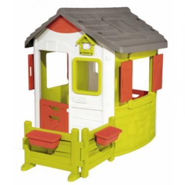 Игровой домик Smoby лесника Нео со ставнями с угловой оградой и 2 цвет Фото