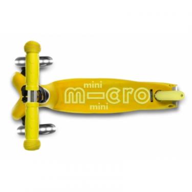 Самокат Micro Mini Deluxe Yellow LED Фото 1