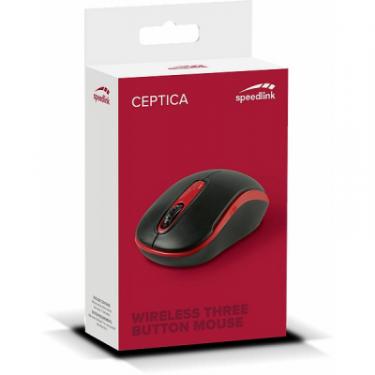 Мышка Speedlink Ceptica Wireless Black/Red Фото 2
