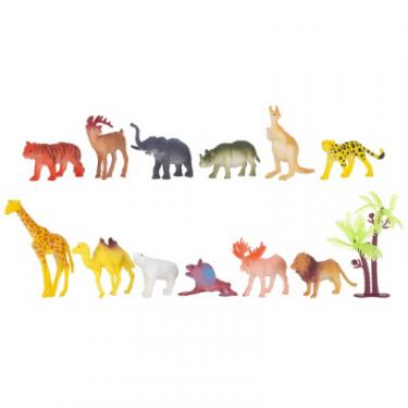 Игровой набор Dingua Дикие животные 12 шт в тубусе Фото 2