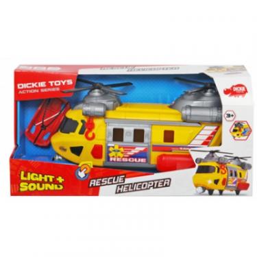 Спецтехника Dickie Toys Вертолет Служба спасения со звуковыми и световыми Фото 3