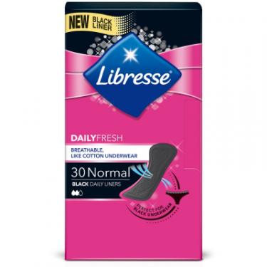 Ежедневные прокладки Libresse Daily Fresh Normal Black, 30 шт Фото