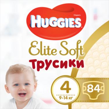 Подгузники Huggies Elite Soft Pants L размер 4 (9-14 кг) Box 84 шт Фото