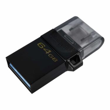 USB флеш накопитель Kingston 64GB microDuo USB 3.2/microUSB Фото 1