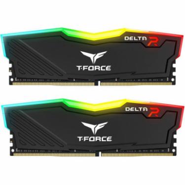 Модуль памяти для компьютера Team DDR4 32GB (2x16GB) 3200 MHz T-Force Delta Black RG Фото