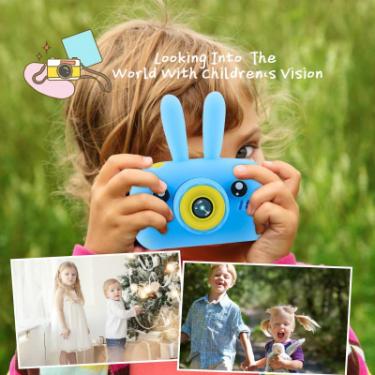 Интерактивная игрушка XoKo Rabbit Цифровой детский фотоаппарат голубой Фото 5