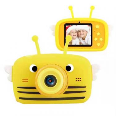 Интерактивная игрушка XoKo Bee Dual Lens Цифровой детский фотоаппарат оранжев Фото